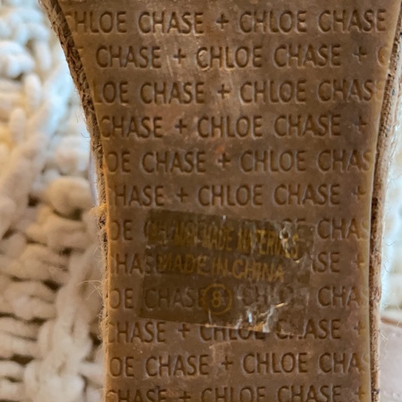 Chase + Chloe Cork Wedges, size 8 - Picture 7 of 7